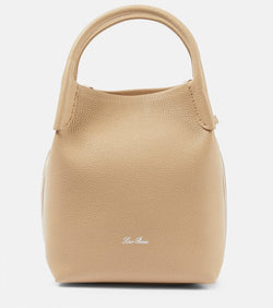 Loro Piana Bale Small leather tote bag