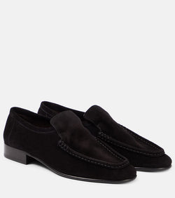 The Row New Soft suede loafers