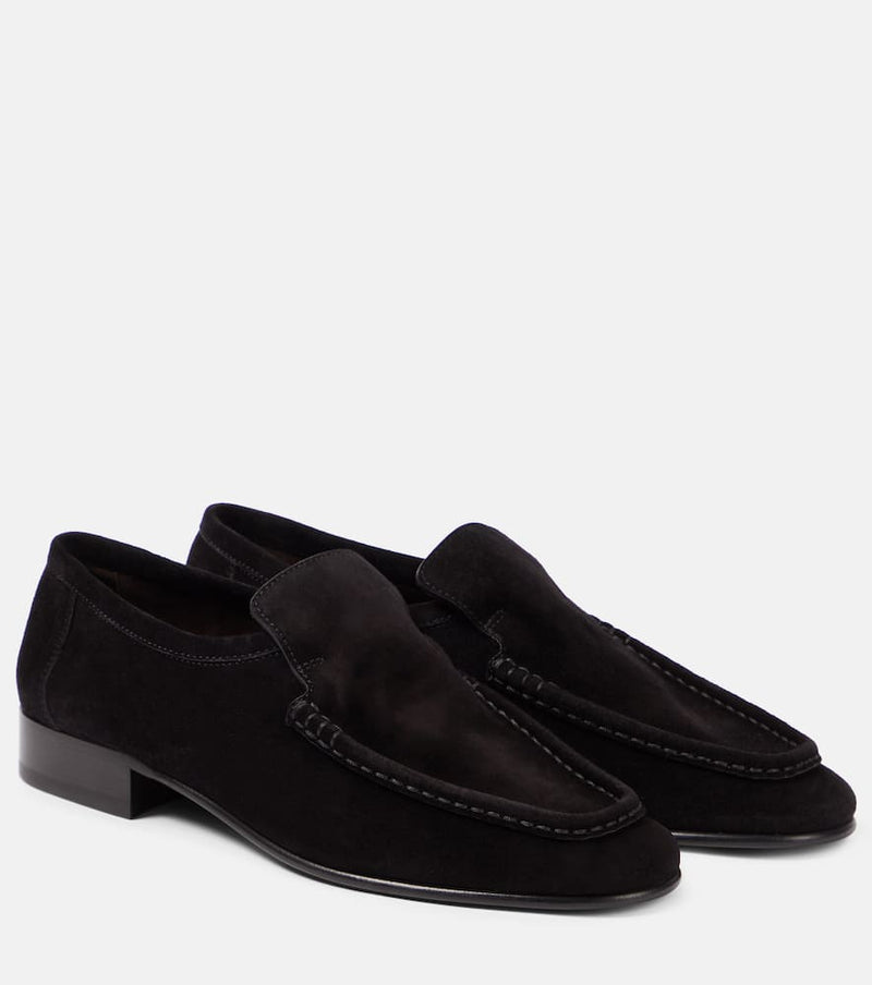 The Row New Soft suede loafers