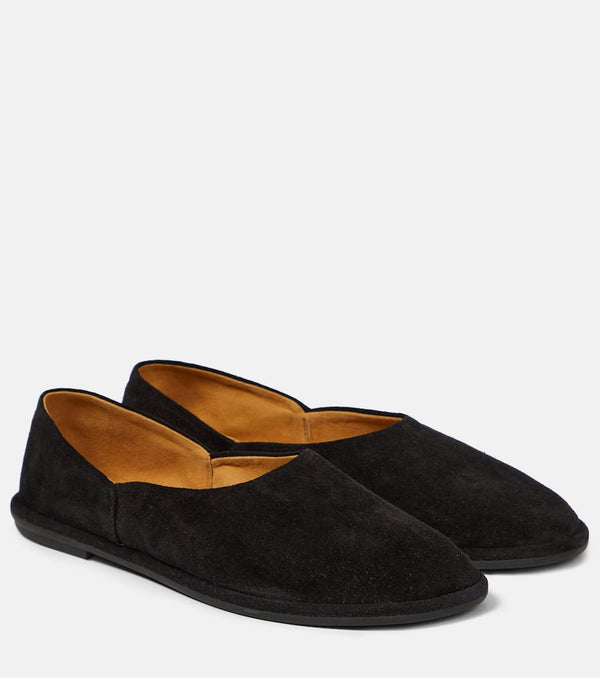 The Row Canal suede flats