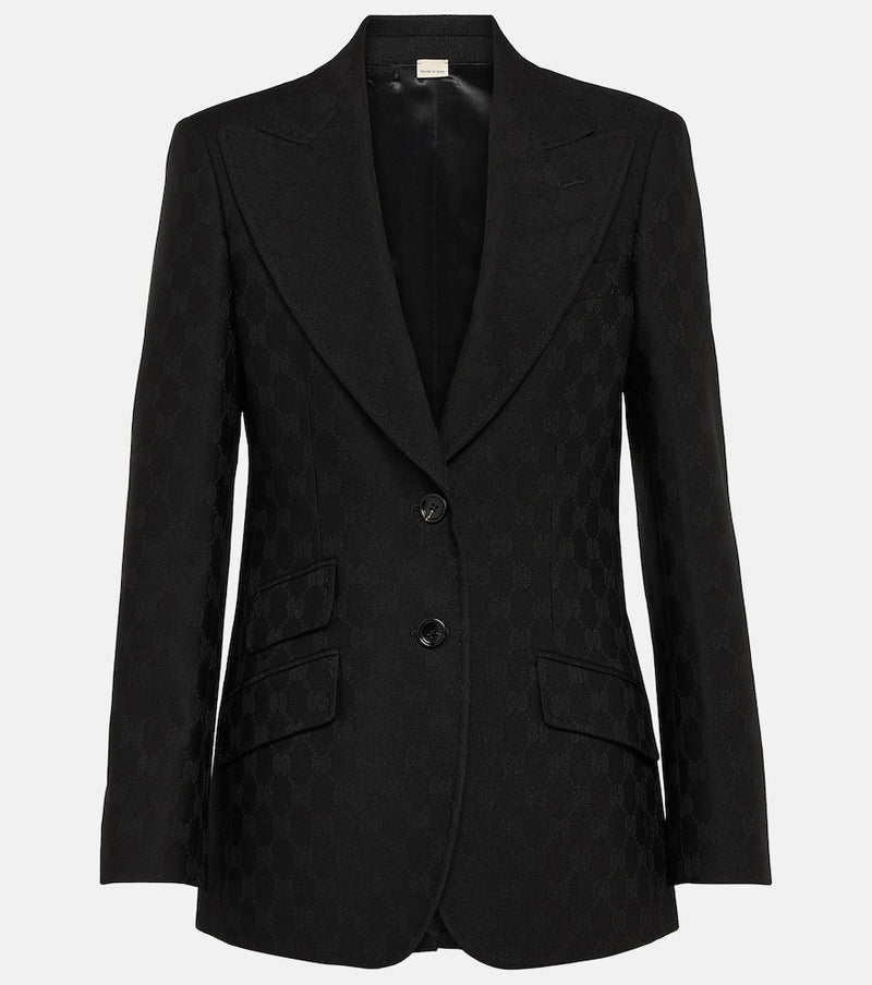 Gucci GG jacquard wool blazer