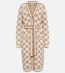 Gucci GG jacquard wool cardigan