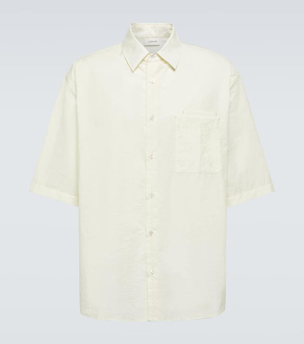 Lemaire Oversized cotton-blend shirt