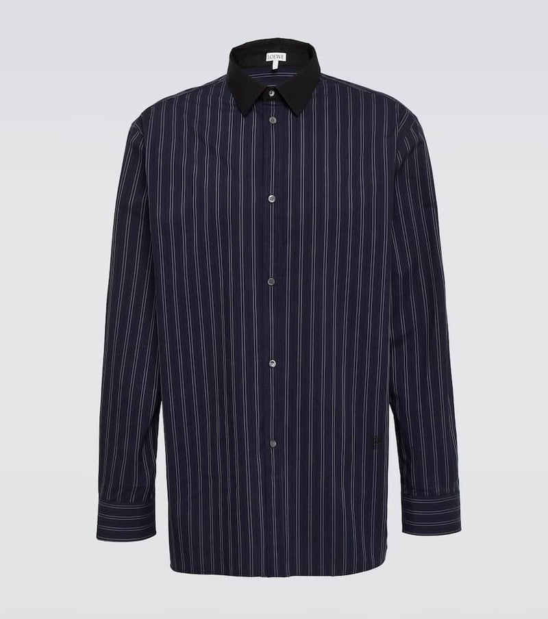 Loewe Striped cotton poplin shirt