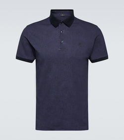 Etro Paisley printed cotton polo shirt