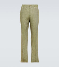 Etro Linen straight pants