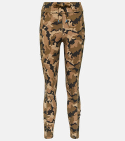 The Upside Trekky camouflage mid-rise leggings