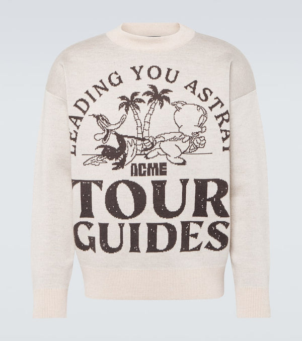 Alanui Tour Guides wool-blend sweater