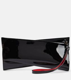 Christian Louboutin Loubitwist patent leather clutch