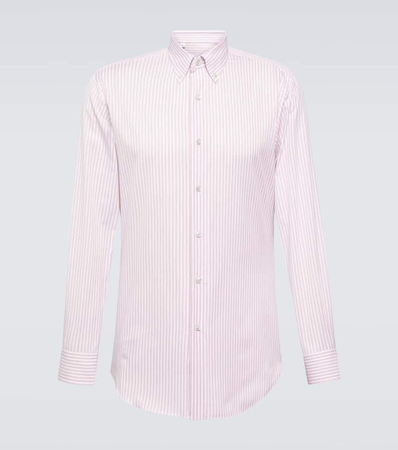 Brioni Striped cotton shirt