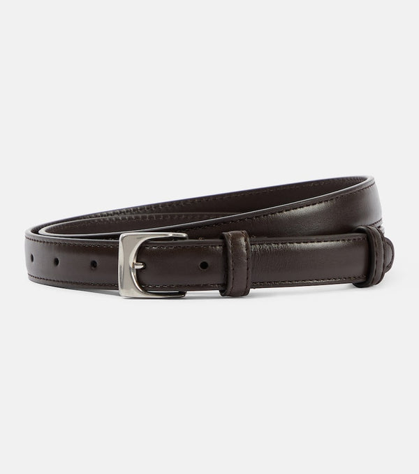 The Row Slim leather belt