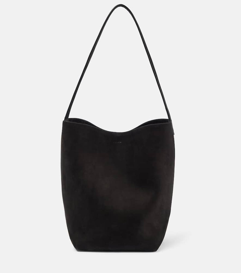 The Row Park N/S Medium suede tote bag