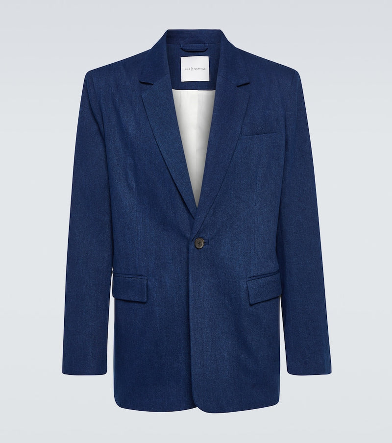 King & Tuckfield Cotton blazer