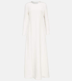 Loro Piana Flared silk gown