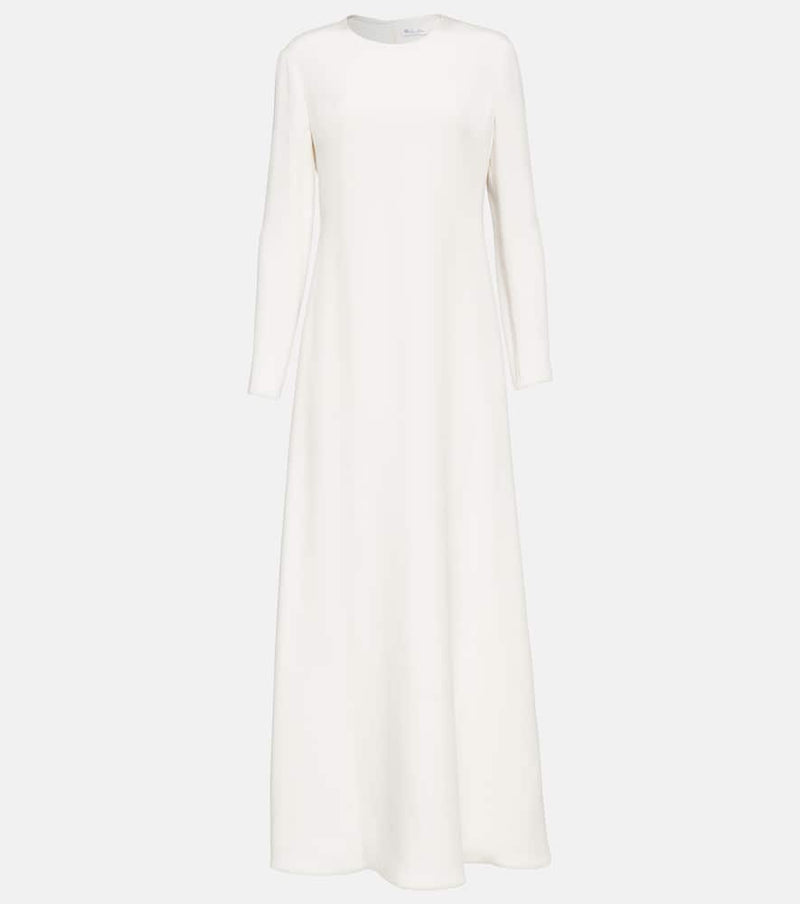 Loro Piana Flared silk gown