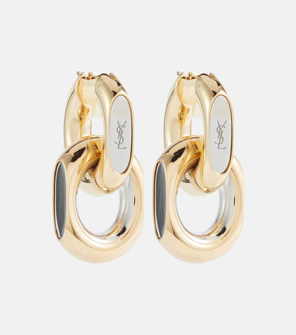 Saint Laurent Cassandre hoop earrings