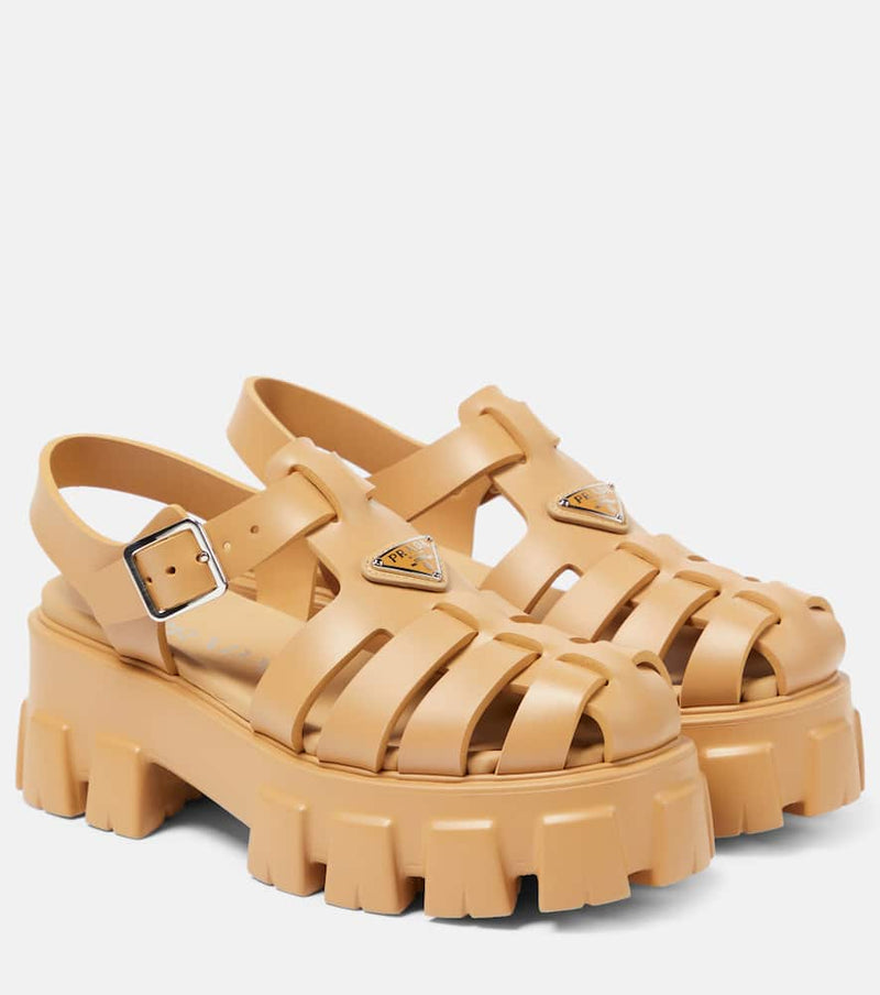 Prada Monolith platform sandals