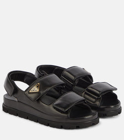 Prada Quilted leather sandals