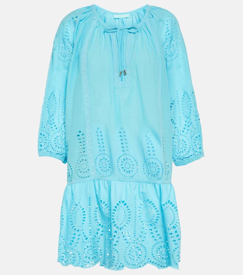 Melissa Odabash Ashley broderie anglaise cotton kaftan