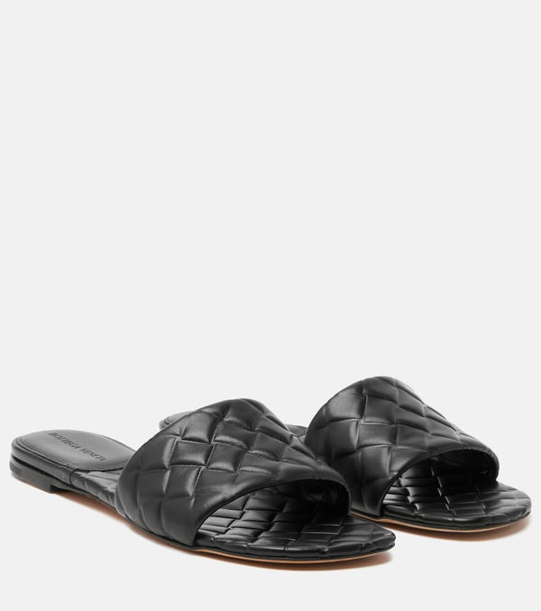 Bottega Veneta Army quilted leather slides