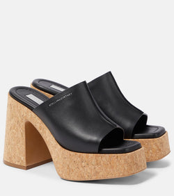 Stella McCartney Skyla faux leather platform mules