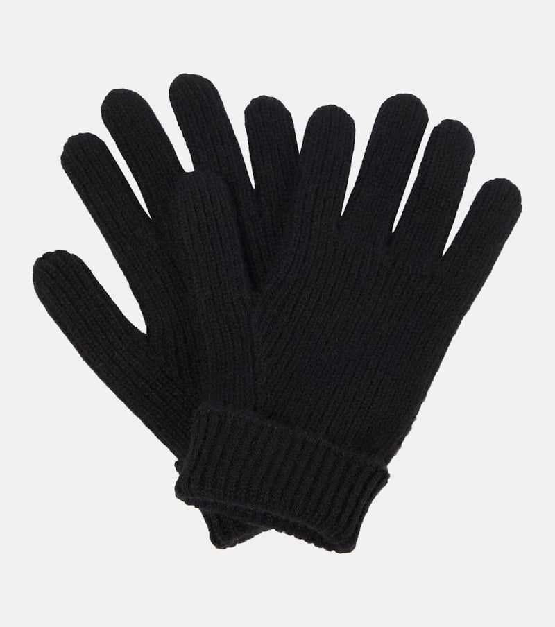 Toteme Ribbed-knit cashmere gloves