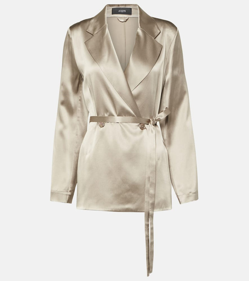 Joseph Joubert silk satin jacket