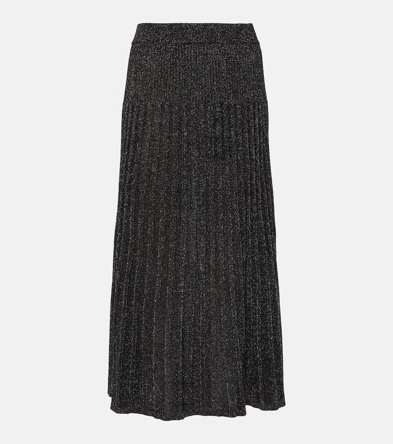 Joseph Ribbed-kit Lurex® midi skirt