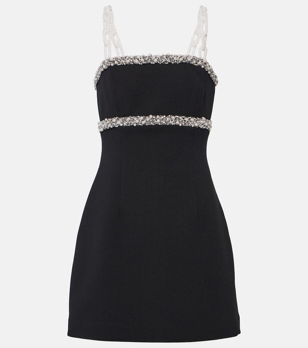 Rebecca Vallance Eva embellished crêpe minidress | LYBSTORE