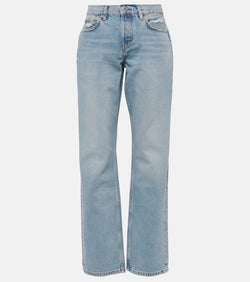 Re/Done Easy mid-rise straight jeans