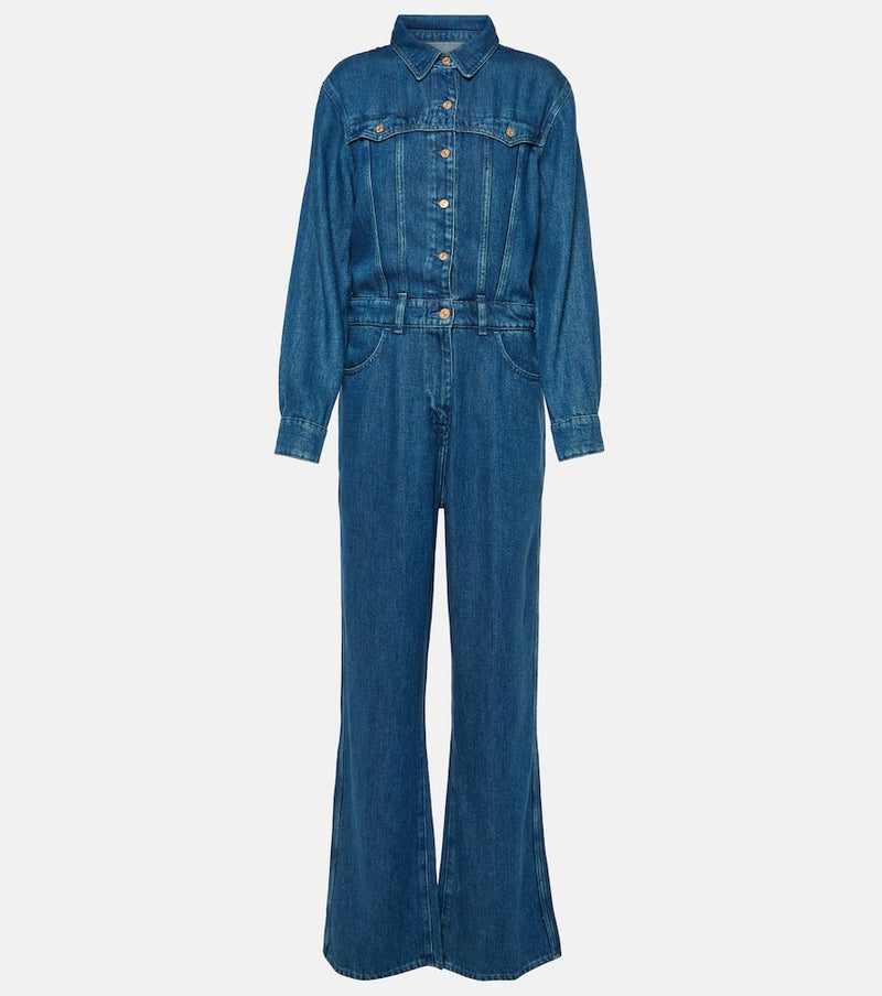 7 For All Mankind Western denim jumpsuit