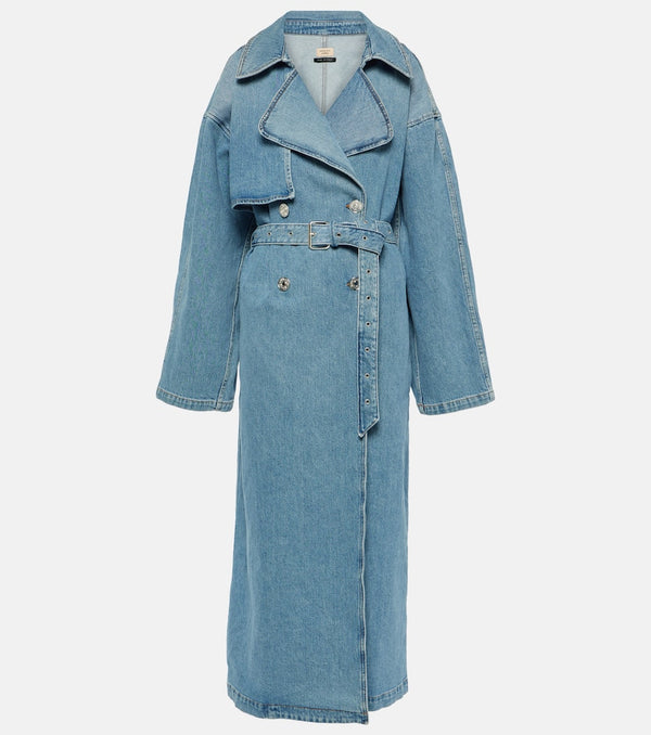 7 For All Mankind Denim trench coat