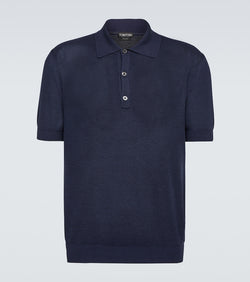 Tom Ford Silk-blend polo shirt