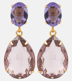 Jennifer Behr Kyra embellished drop earrings