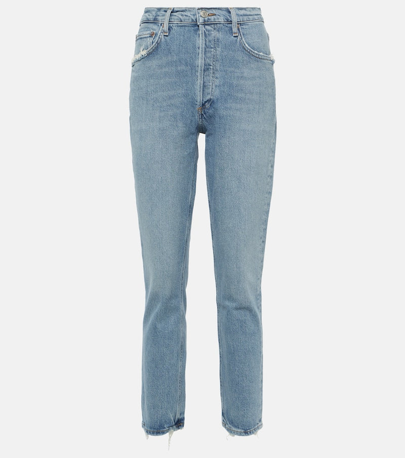 Agolde Riley high-rise straight jeans