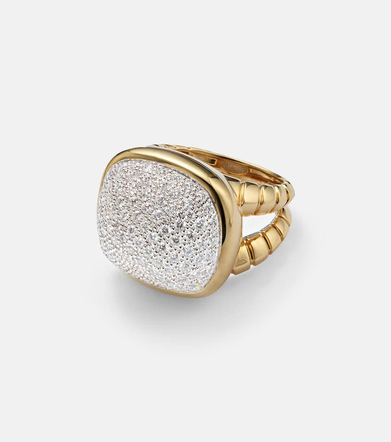 Marina B Tigella 18kt gold ring with diamonds