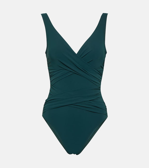 Karla Colletto Basics draped swimsuit