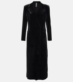 Norma Kamali Velvet coat