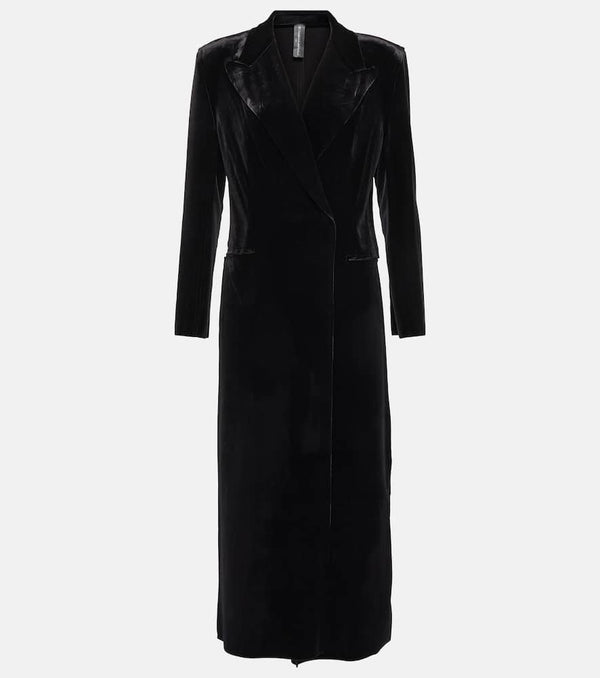 Norma Kamali Velvet coat