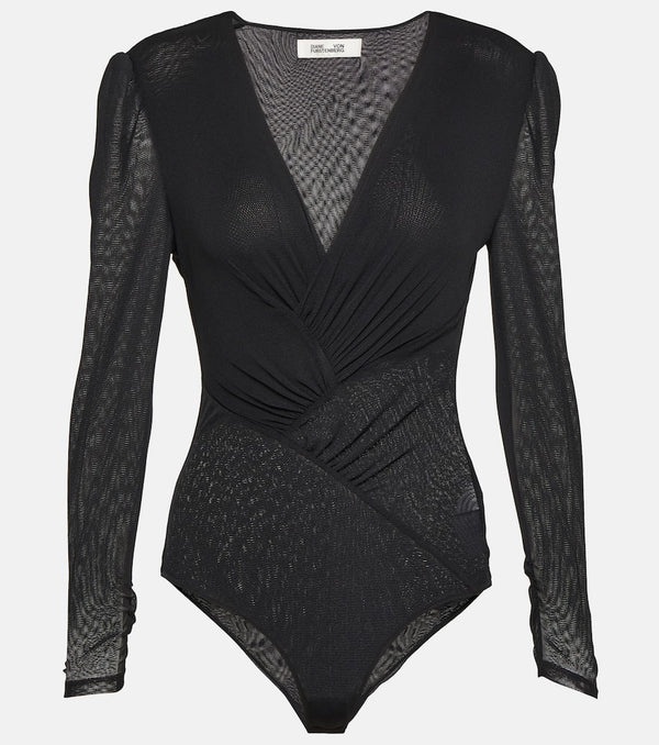 Diane von Furstenberg Constanza mesh bodysuit