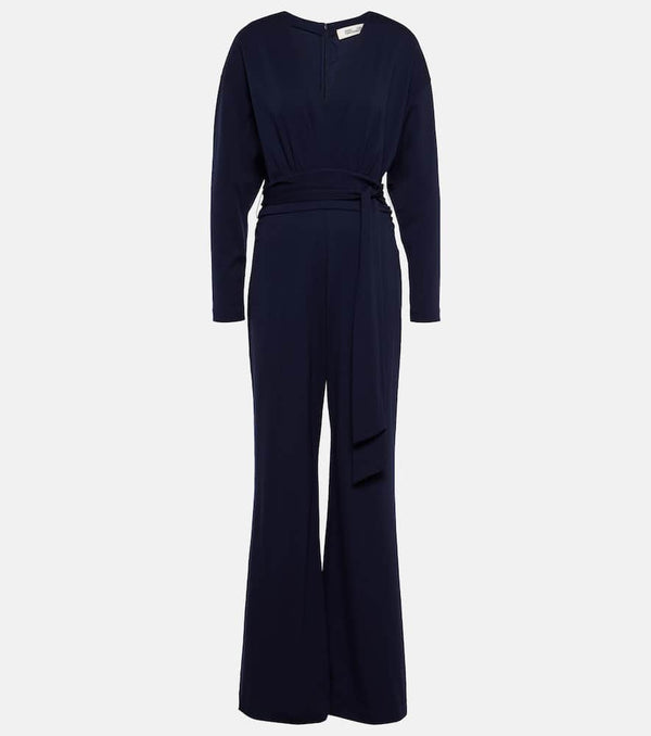 Diane von Furstenberg Marilou belted jersey jumpsuit