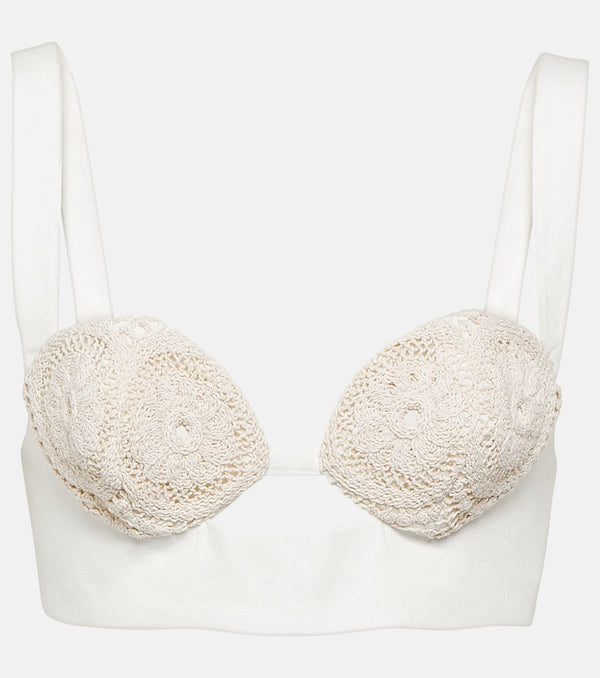 SIR Atacama linen bralette