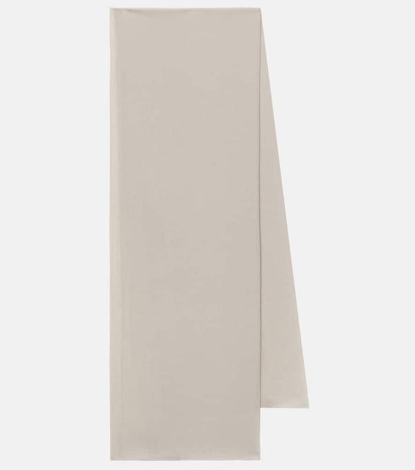 Max Mara Meandro silk crépon scarf