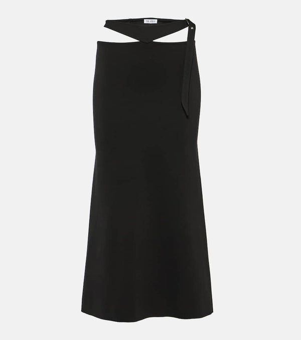 The Attico Cutout midi skirt