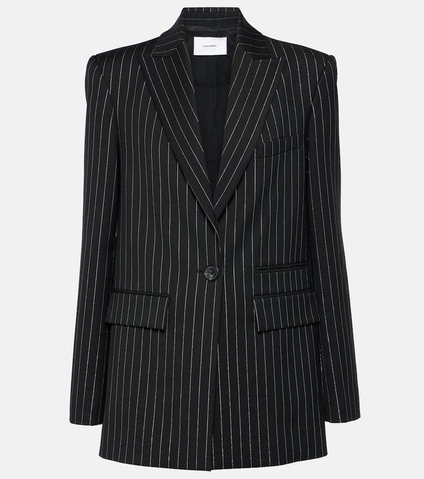 Alex Perry Prinstripe Lurex blazer