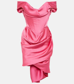 Vivienne Westwood Nova Cora crêpe satin minidress