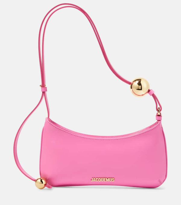 Jacquemus Le Bisou Perle leather shoulder bag