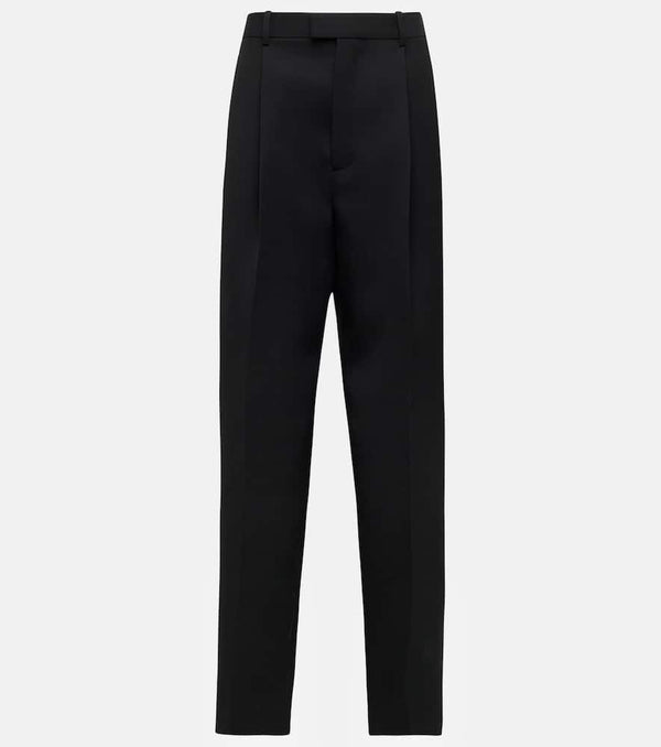 Bottega Veneta High-rise wool twill straight pants