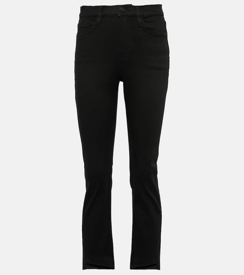 Frame Le High Straight cropped straight jeans