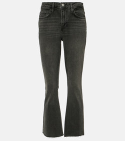 Frame Le Crop Mini Boot high-rise bootcut jeans